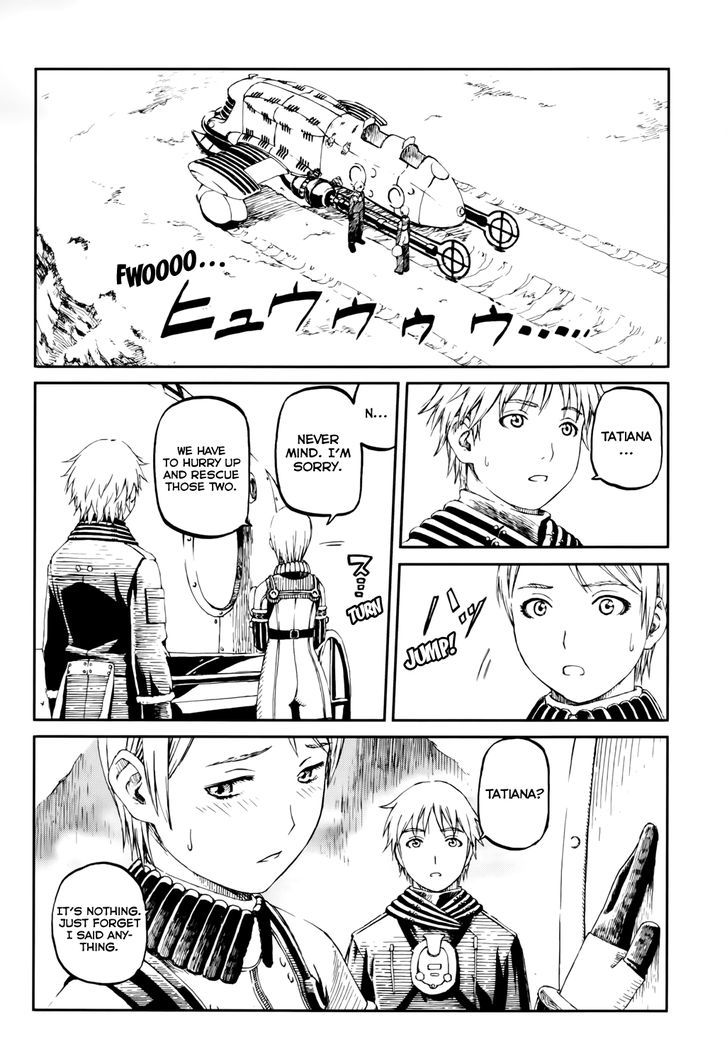 Last Exile - Sunadokei No Tabibito - Chapter 8 : A Young Woman S Courage