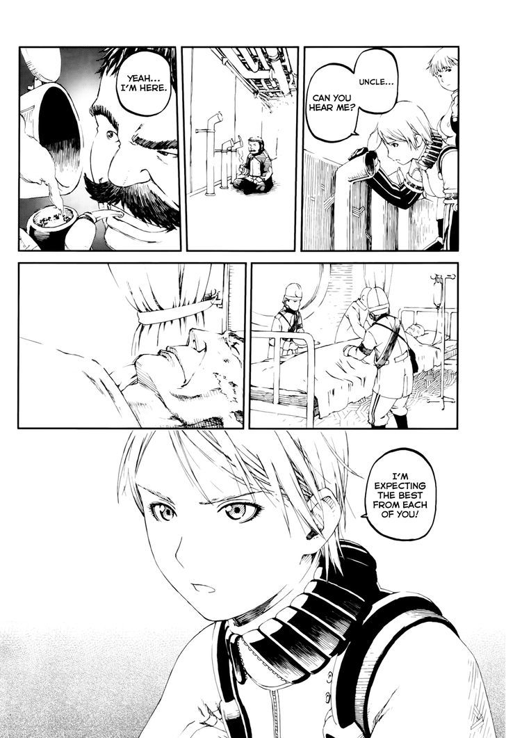 Last Exile - Sunadokei No Tabibito - Chapter 8 : A Young Woman S Courage