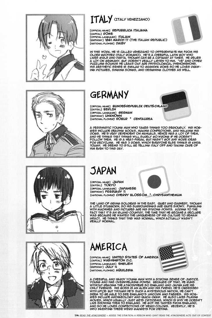 Hetalia - Vol.2 Chapter 2 : Character Introduction