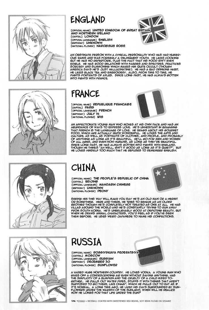 Hetalia - Vol.2 Chapter 2 : Character Introduction