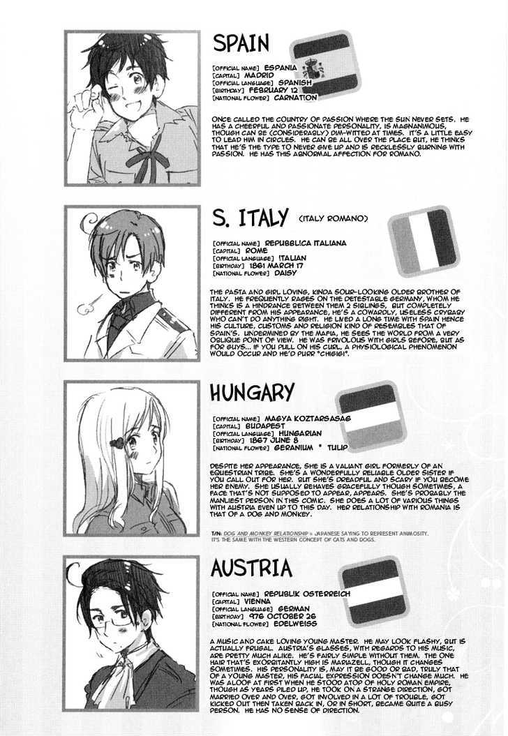 Hetalia - Vol.2 Chapter 2 : Character Introduction