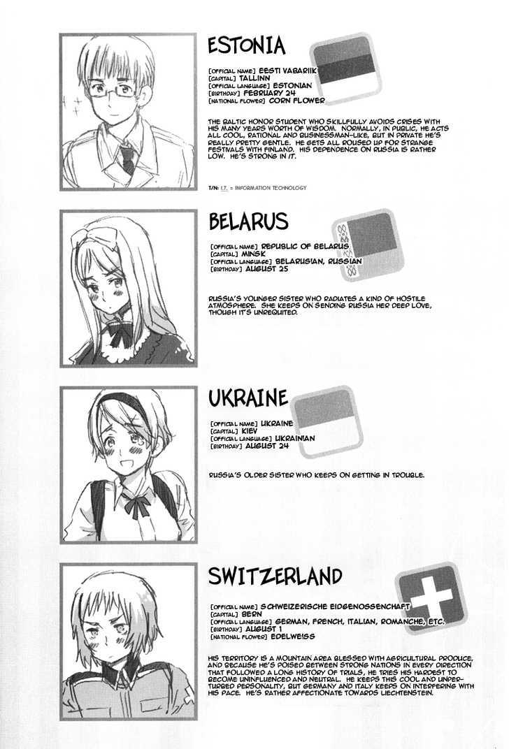 Hetalia - Vol.2 Chapter 2 : Character Introduction