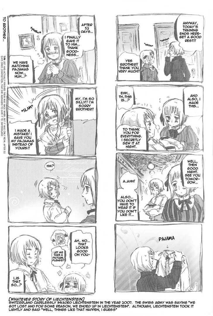 Hetalia - Vol.2 Chapter 5 : Liechtenstein S Diary On "Stupid Big Brother"