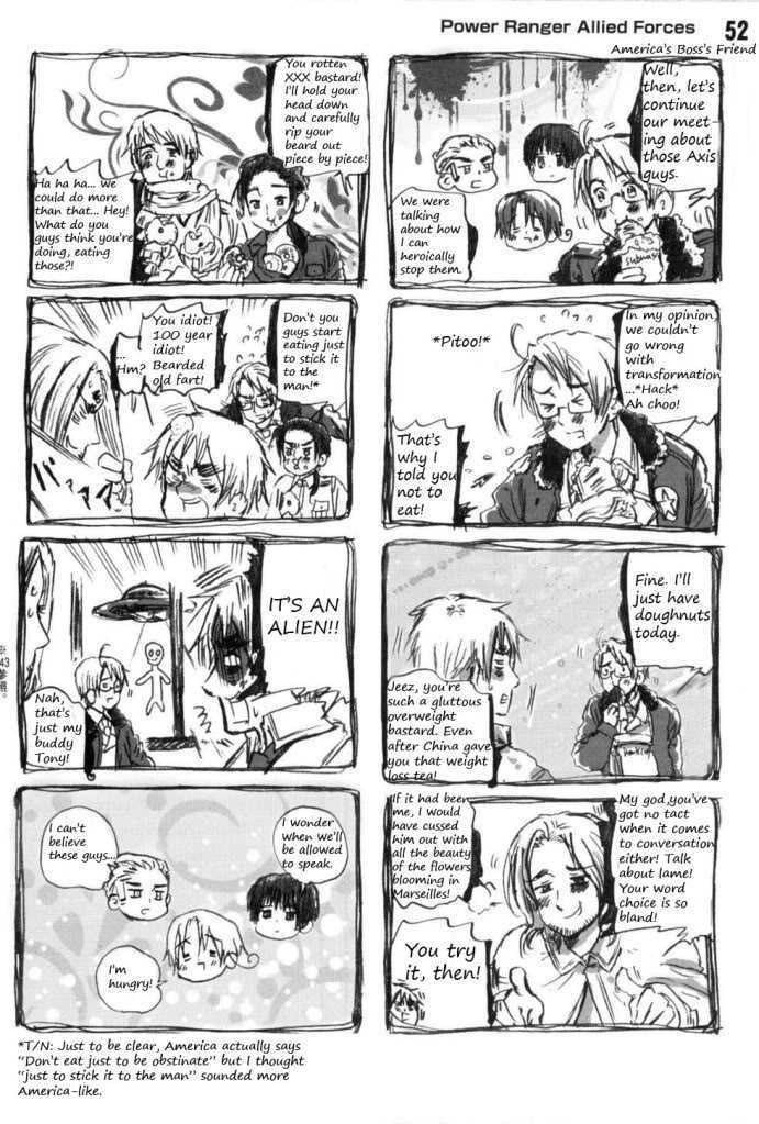 Hetalia - Vol.1 Chapter 4.5 : Power Rangers Allied Forces 2