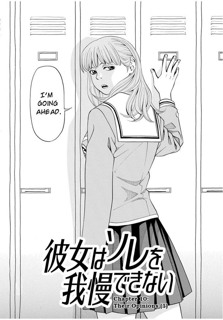 Kanojo Wa Sore O Gaman Dekinai - Chapter 10 : Their Opinions (1)