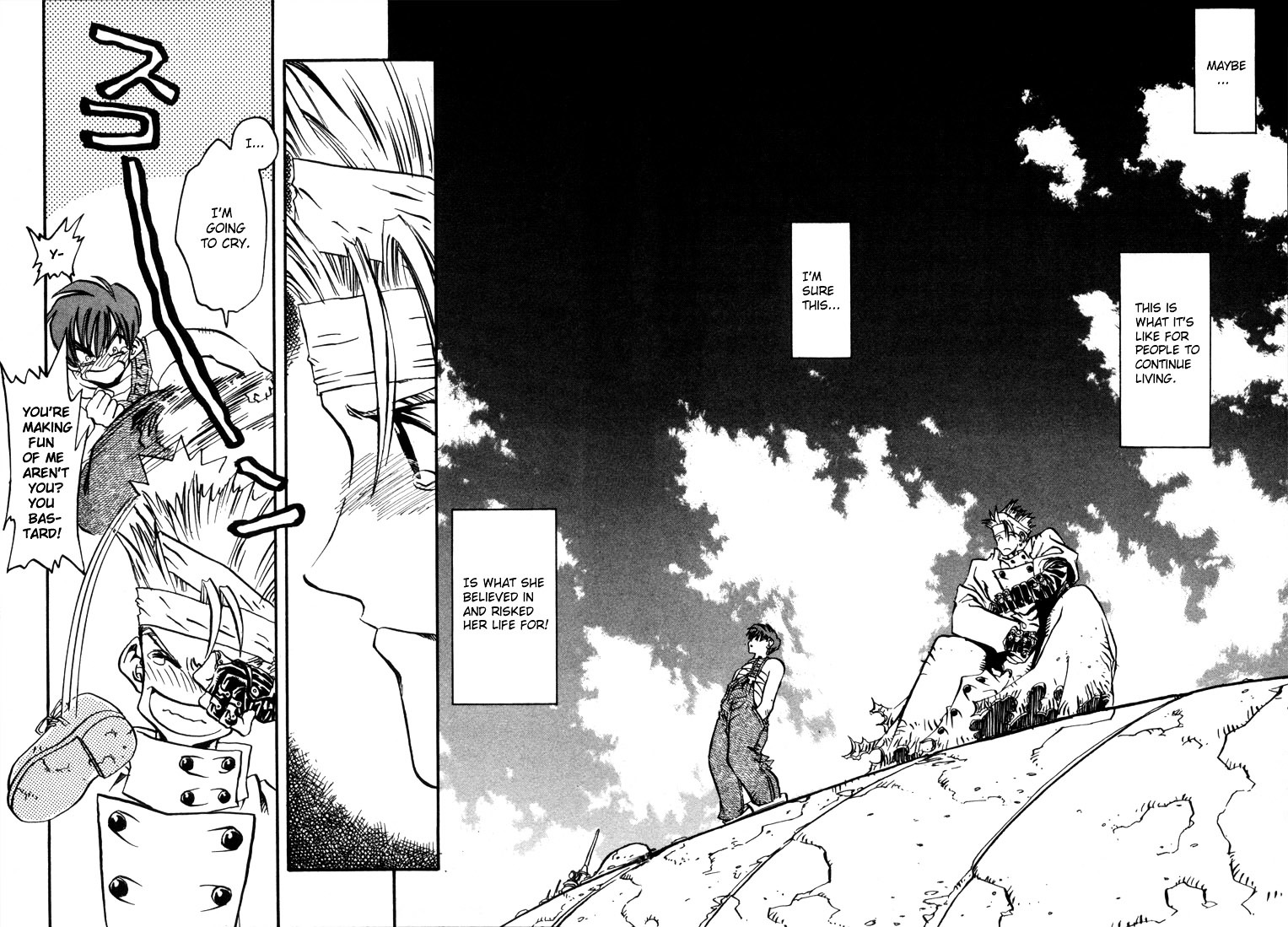 Trigun - Vol.2 Chapter 9B : And Between Field And Sky [Part B]