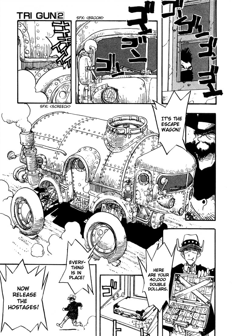 Trigun - Vol.2 Chapter 13.5 : Special Issue: Trigun Pilot [Extra]