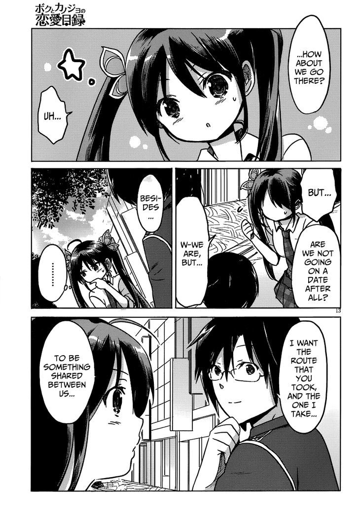 Boku To Kanojo No Renai Mokuroku - Chapter 15 : New Route