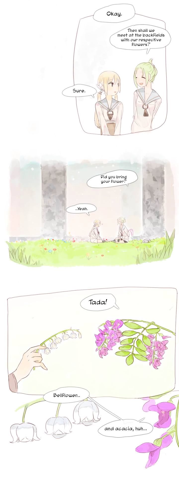 Hide In The Flowers - Chapter 3 : Two People In One Group