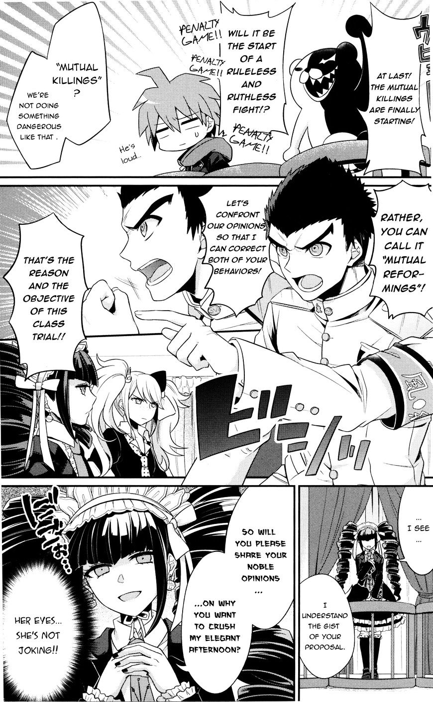 Danganronpa 1 2 - Comic Anthology - Chapter 17 : The Fight Of The Disciplinary Officer