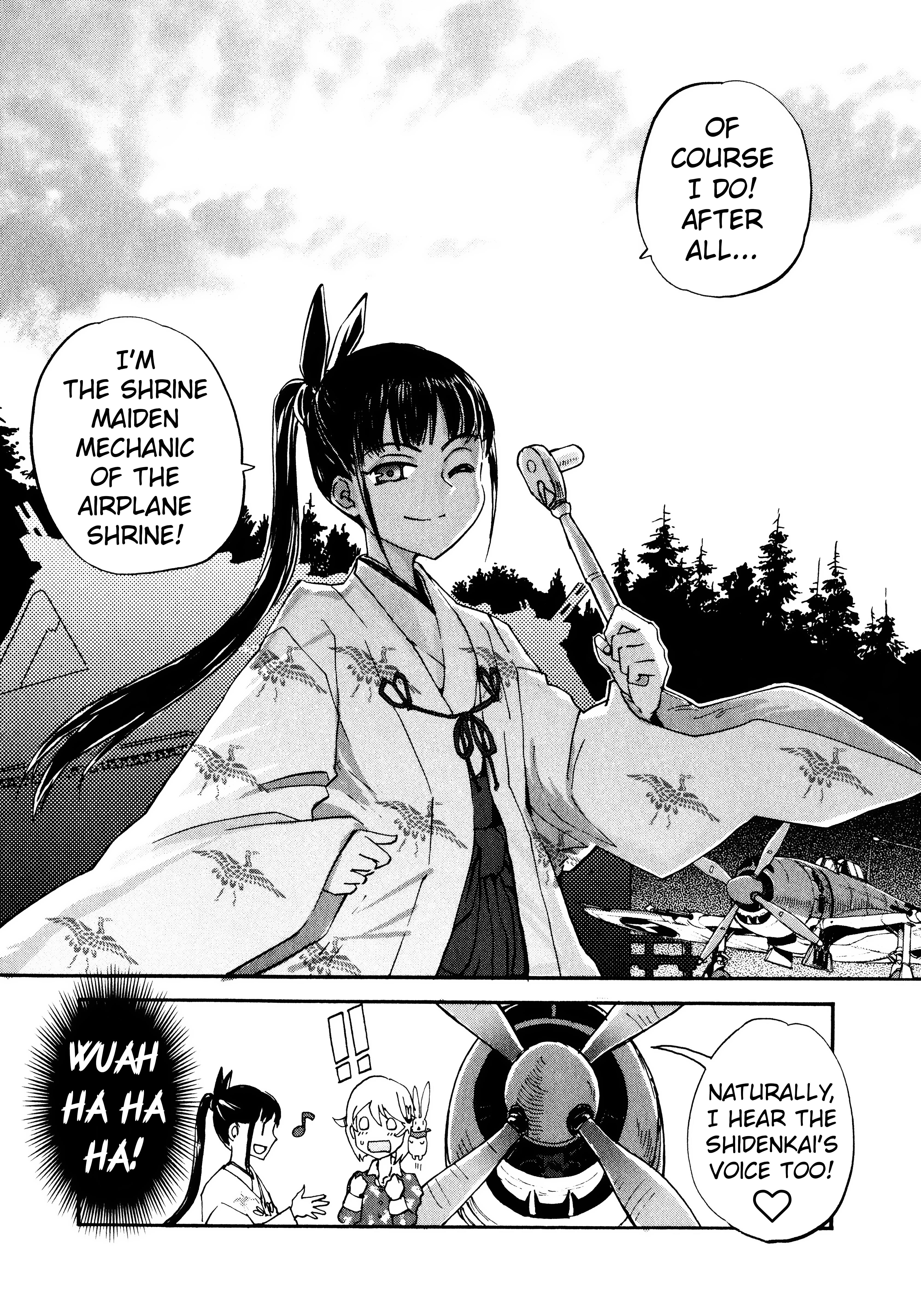 Shidenkai No Maki - Vol.3 Chapter 15: Airplane Shrine