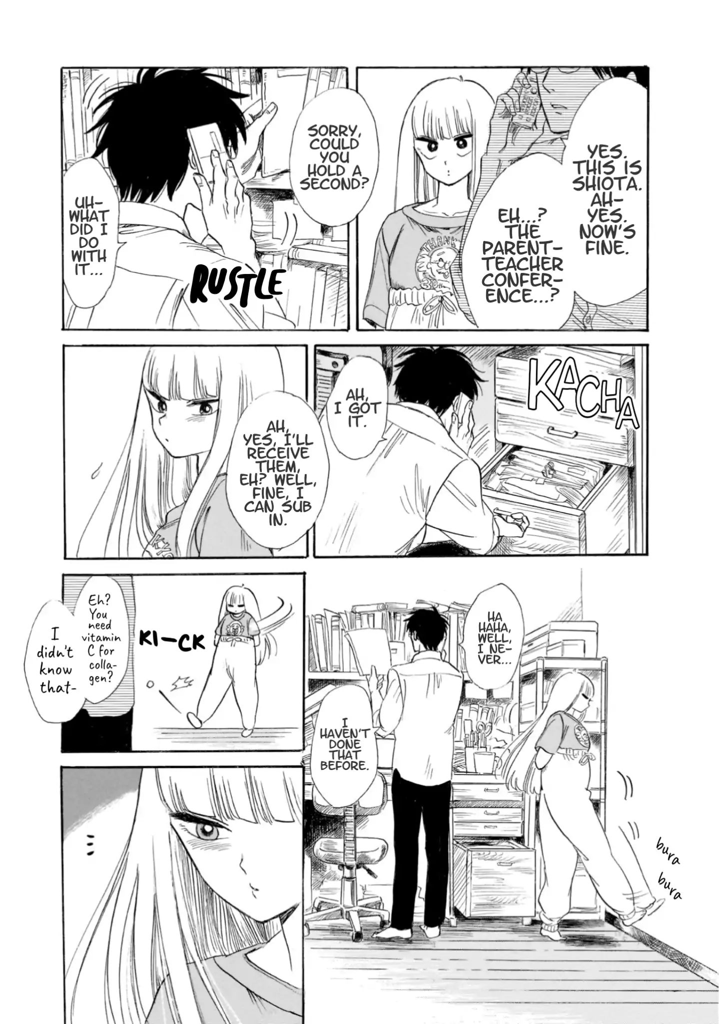 Shiota-Sensei To Amai-Chan - Chapter 17: Mackerel In Miso