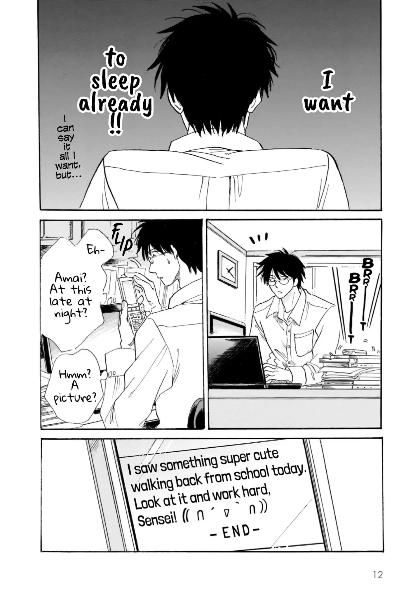 Shiota-Sensei To Amai-Chan - Chapter 16: Staying Up Late