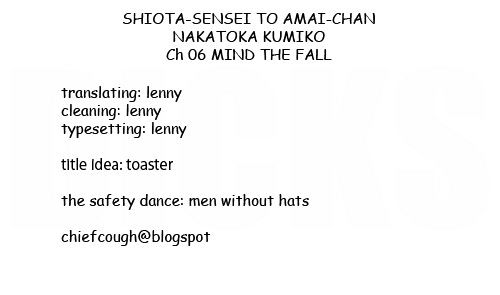 Shiota-Sensei To Amai-Chan - Chapter 6 : Mind The Fall