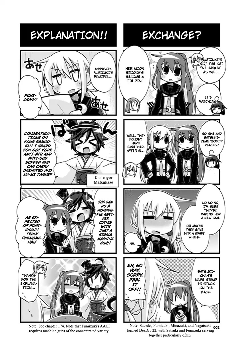 Kantai Collection - Kankore - 4-Koma Comic - Fubuki, Ganbarimasu! - Chapter 201