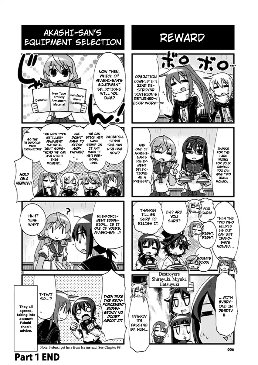 Kantai Collection - Kankore - 4-Koma Comic - Fubuki, Ganbarimasu! - Chapter 201