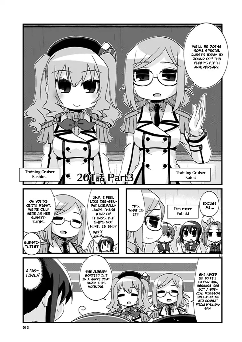 Kantai Collection - Kankore - 4-Koma Comic - Fubuki, Ganbarimasu! - Chapter 201