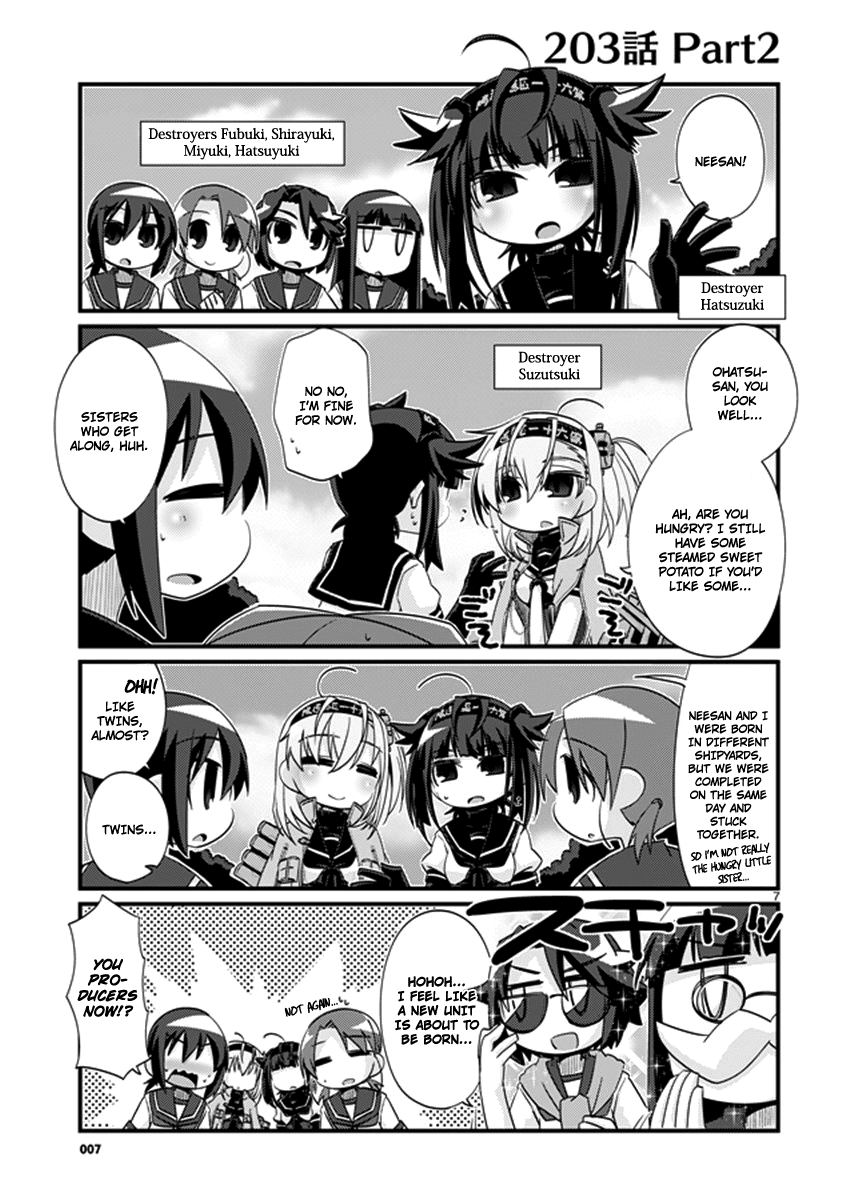 Kantai Collection - Kankore - 4-Koma Comic - Fubuki, Ganbarimasu! - Chapter 203