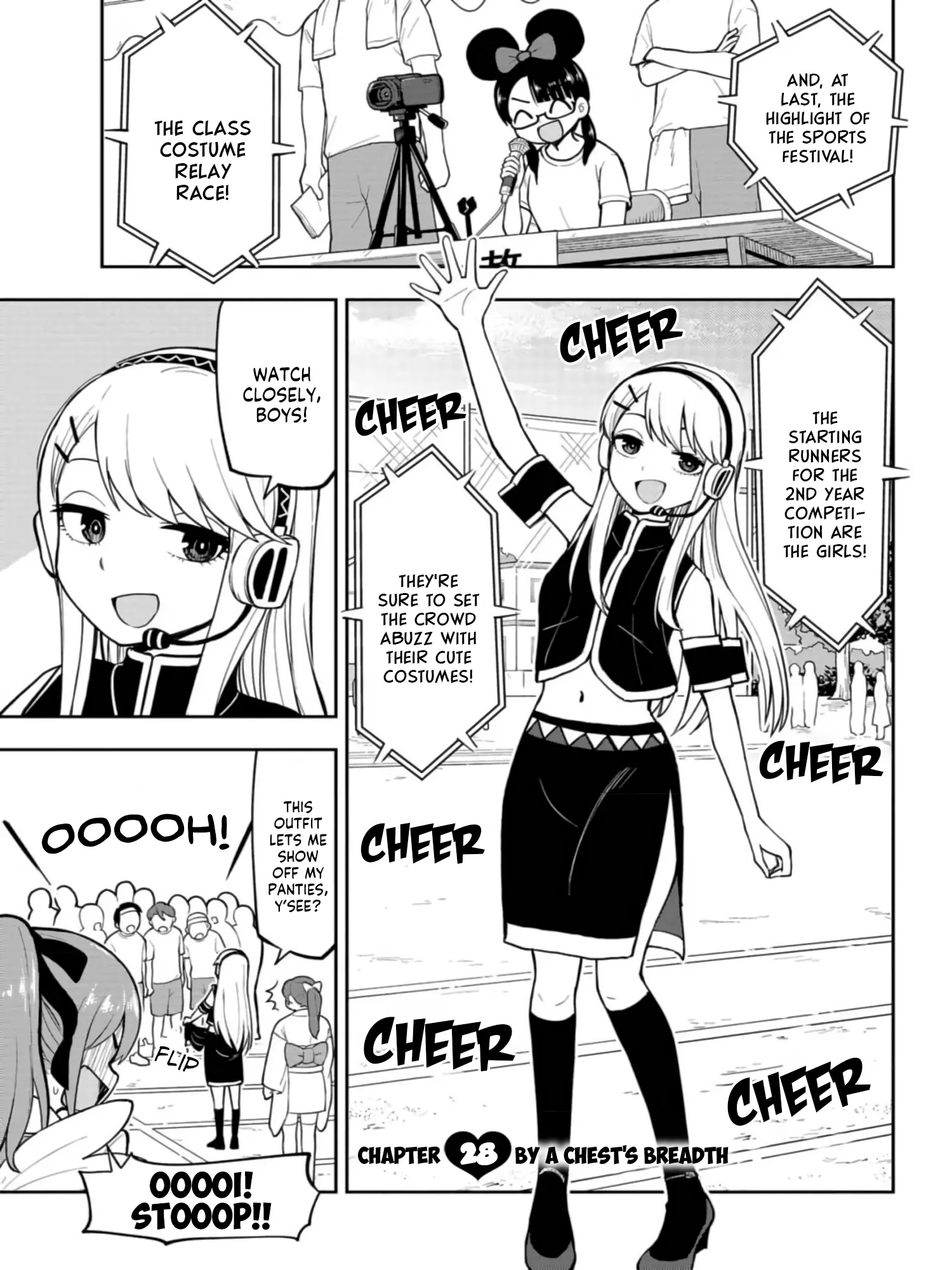 Mousou Sensei - Vol.2 Chapter 28: By A Chest's Breadth