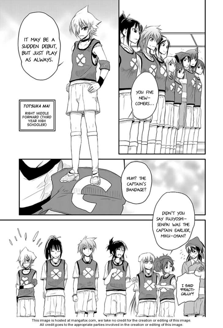 Kettama! - Shuukyuu Raiotto Girls - Chapter 004 : Kick Off