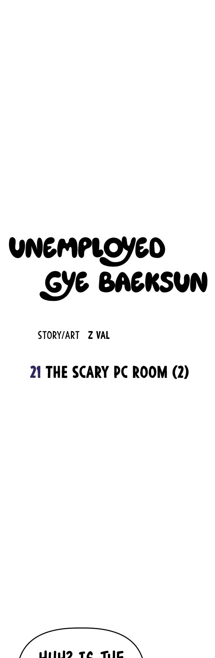 Unemployed Gye Baek Soon - Chapter 21: The Scary Pc Room [2]