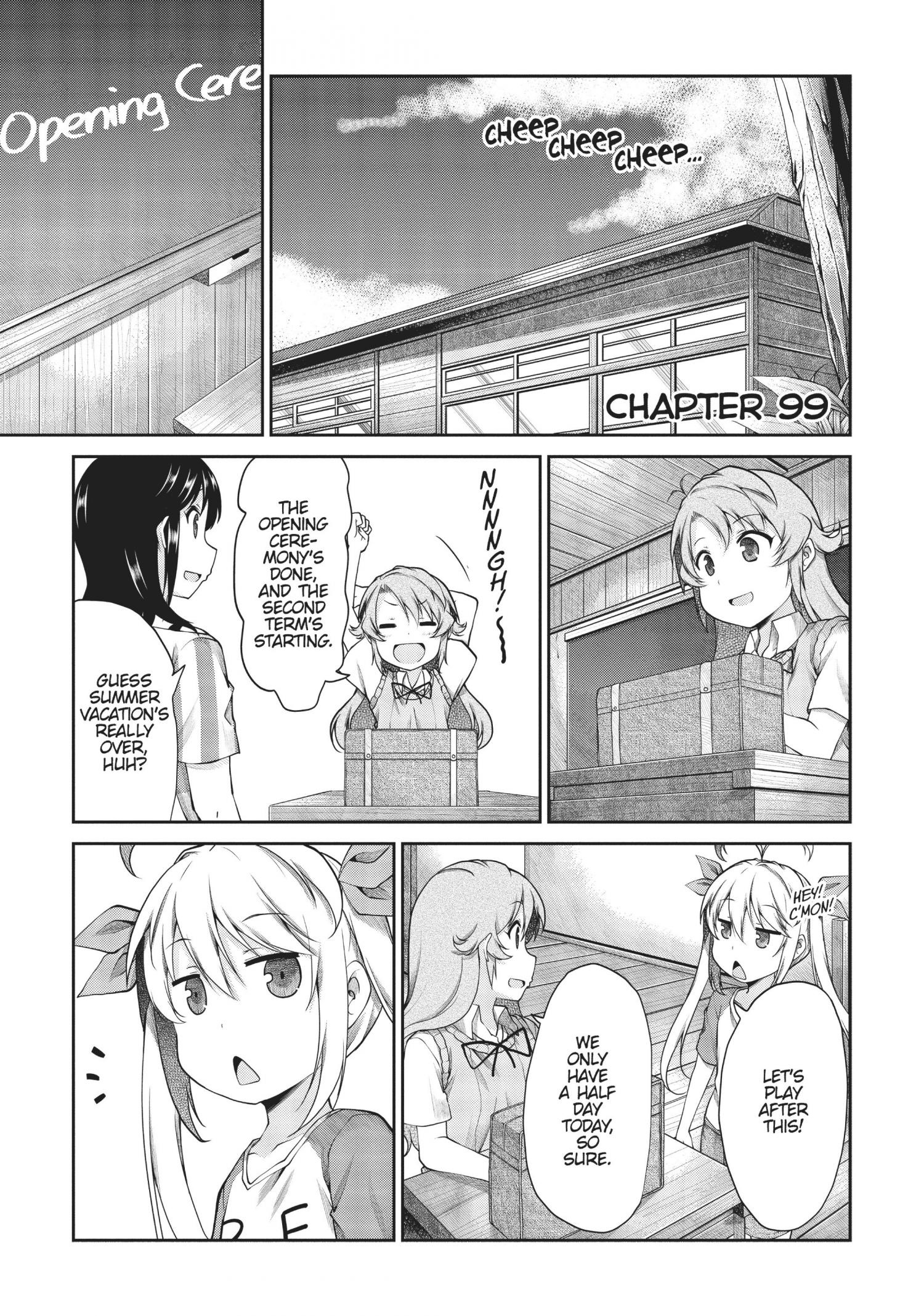 Non Non Biyori - Chapter 99