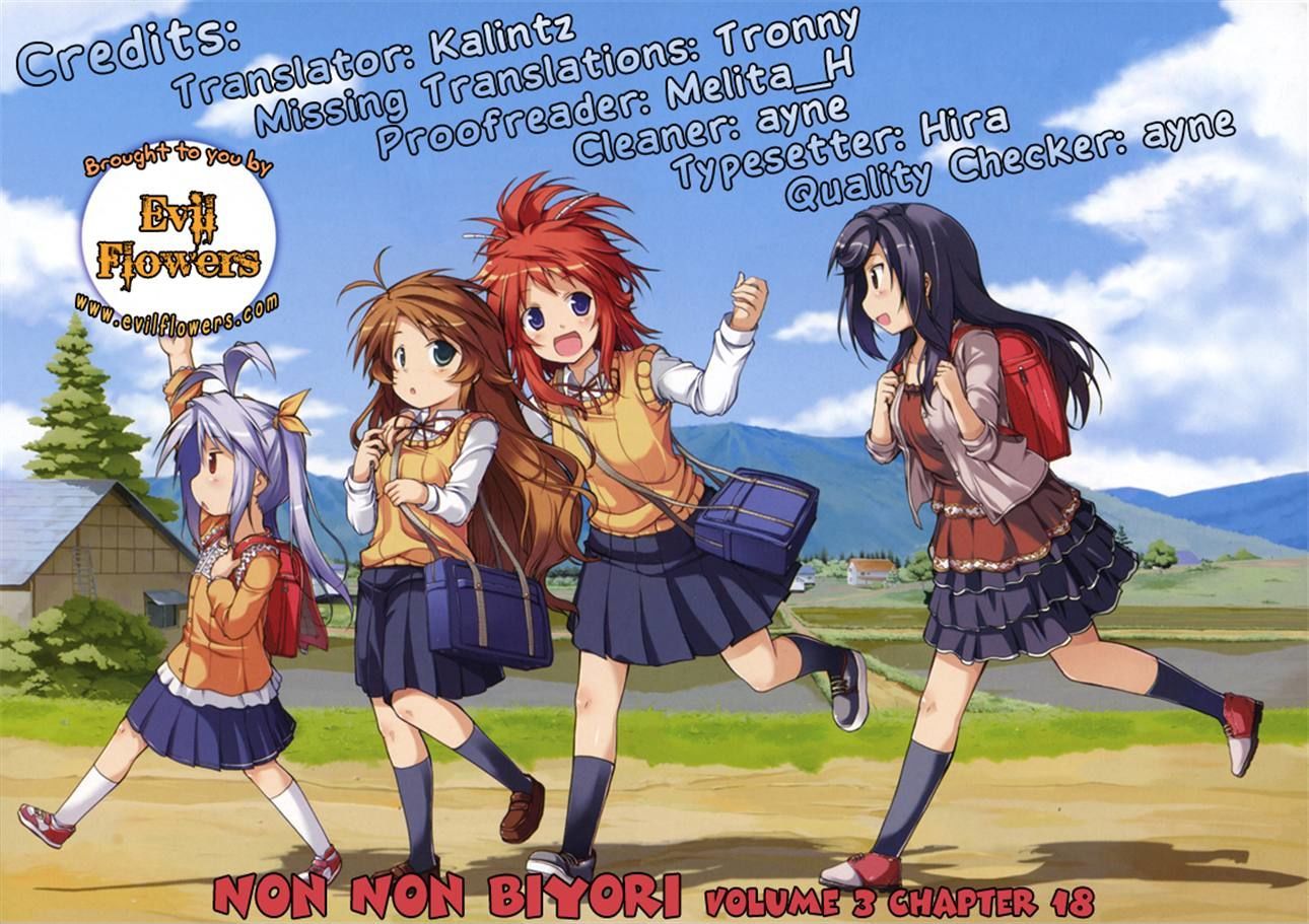 Non Non Biyori - Vol.3 Chapter 18