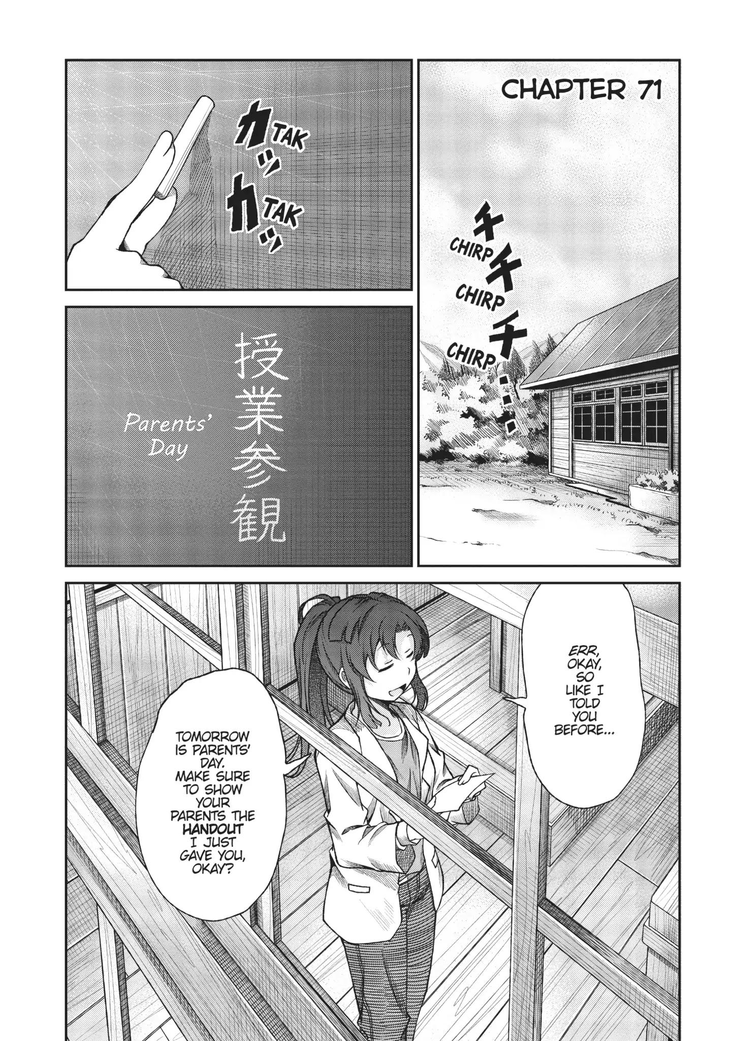 Non Non Biyori - Chapter 71