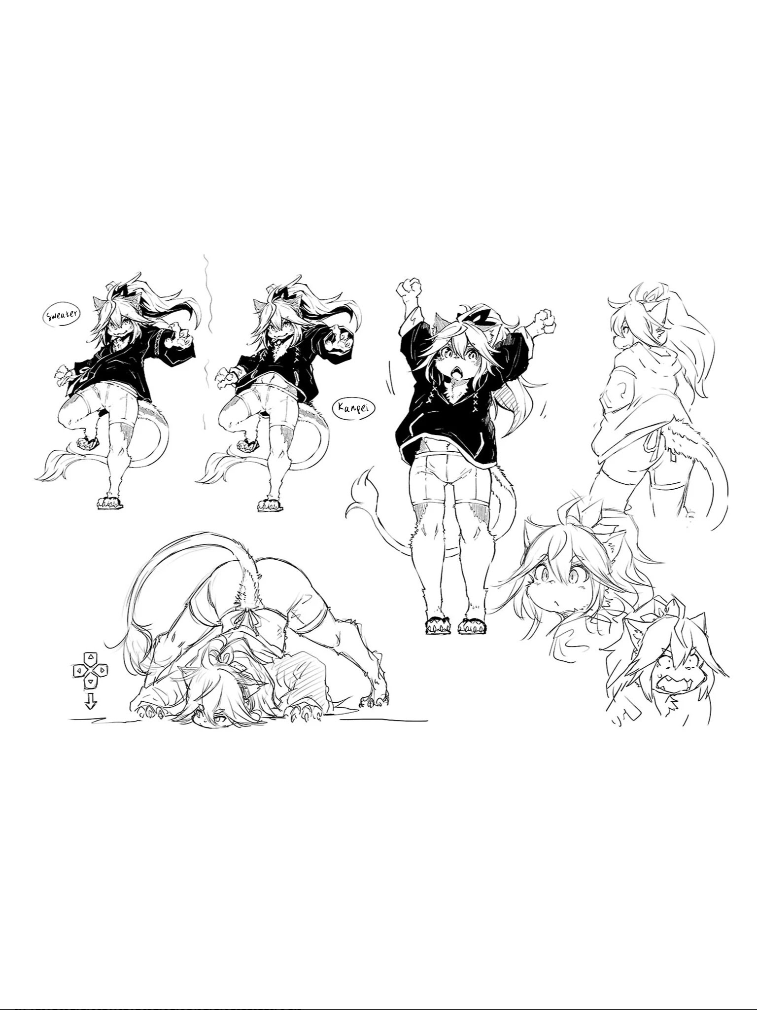 Kemono Giga - Chapter 89.5: Kemono Giga + Kemono Attack Squad Akatsuki Concept Art