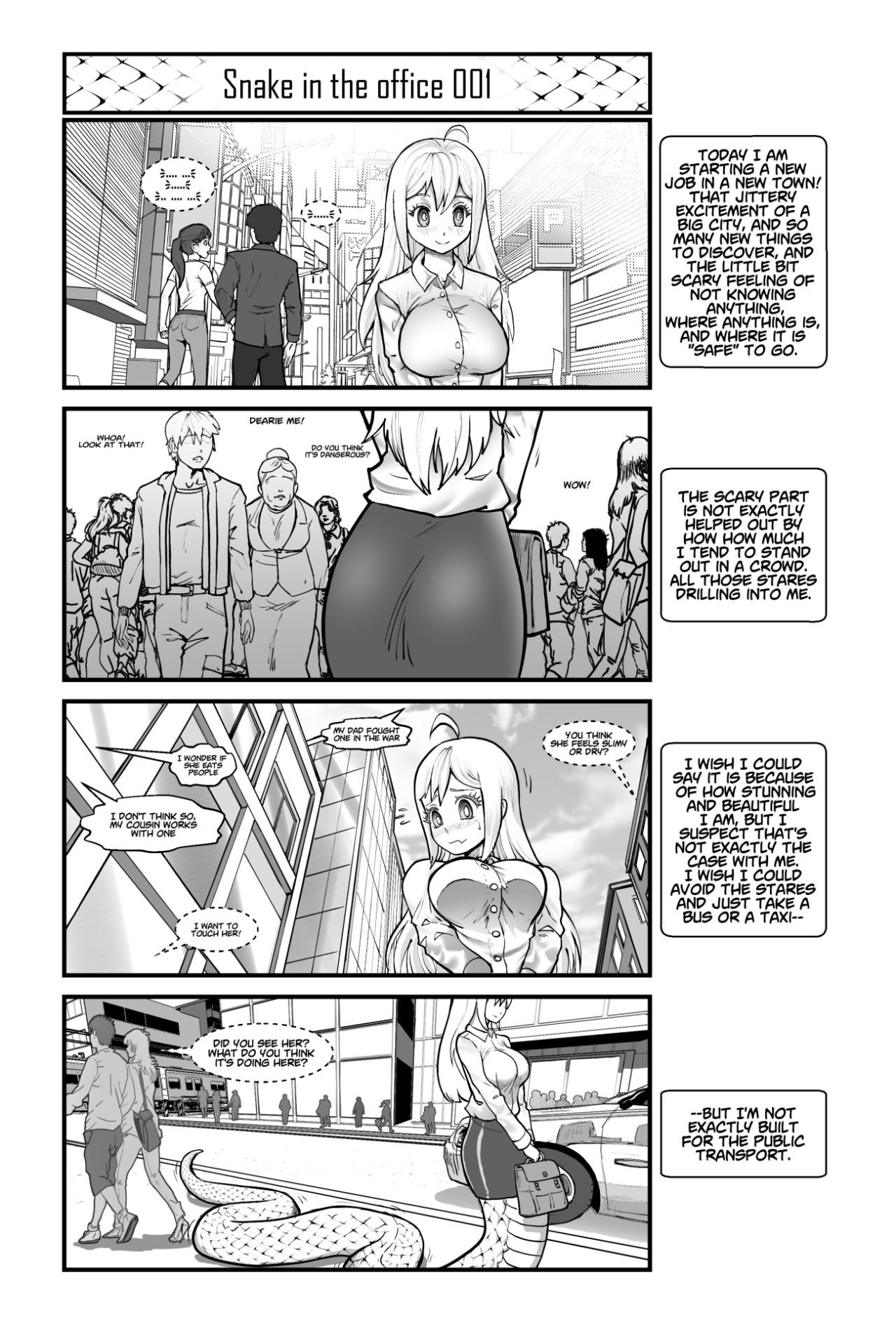 Snake In The Office - Chapter 1.1: Pages 1-3