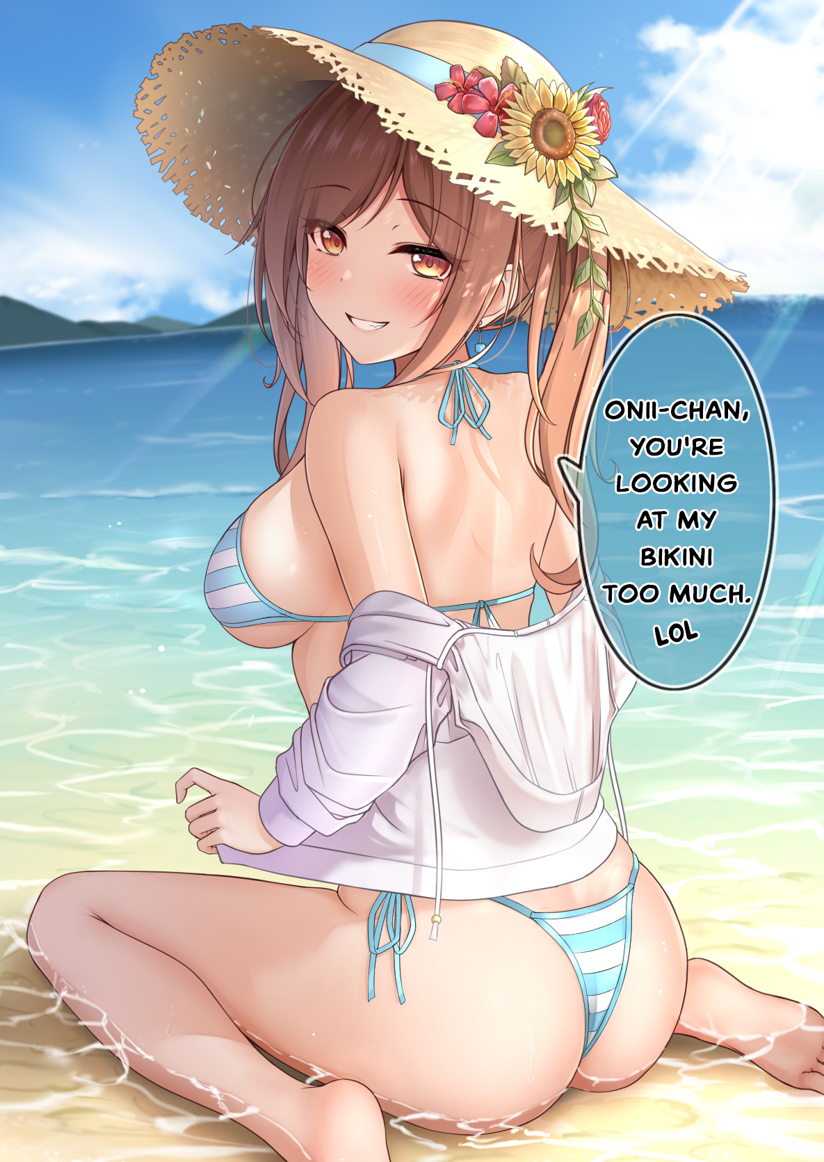 Namaiki Imouto-Chan - Vol.2 Chapter 10: Onii-Chan, You're Looking At My Bikini Too Much ♡