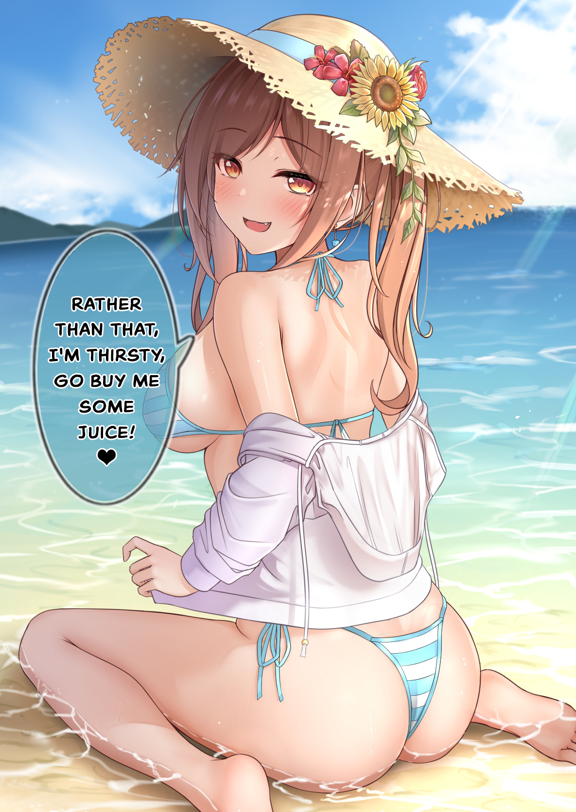 Namaiki Imouto-Chan - Vol.2 Chapter 10: Onii-Chan, You're Looking At My Bikini Too Much ♡