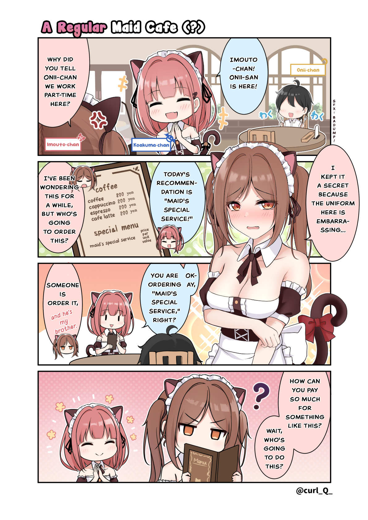 Namaiki Imouto-Chan - Vol.2 Chapter 7.1: A Regular Maid Cafe (?)