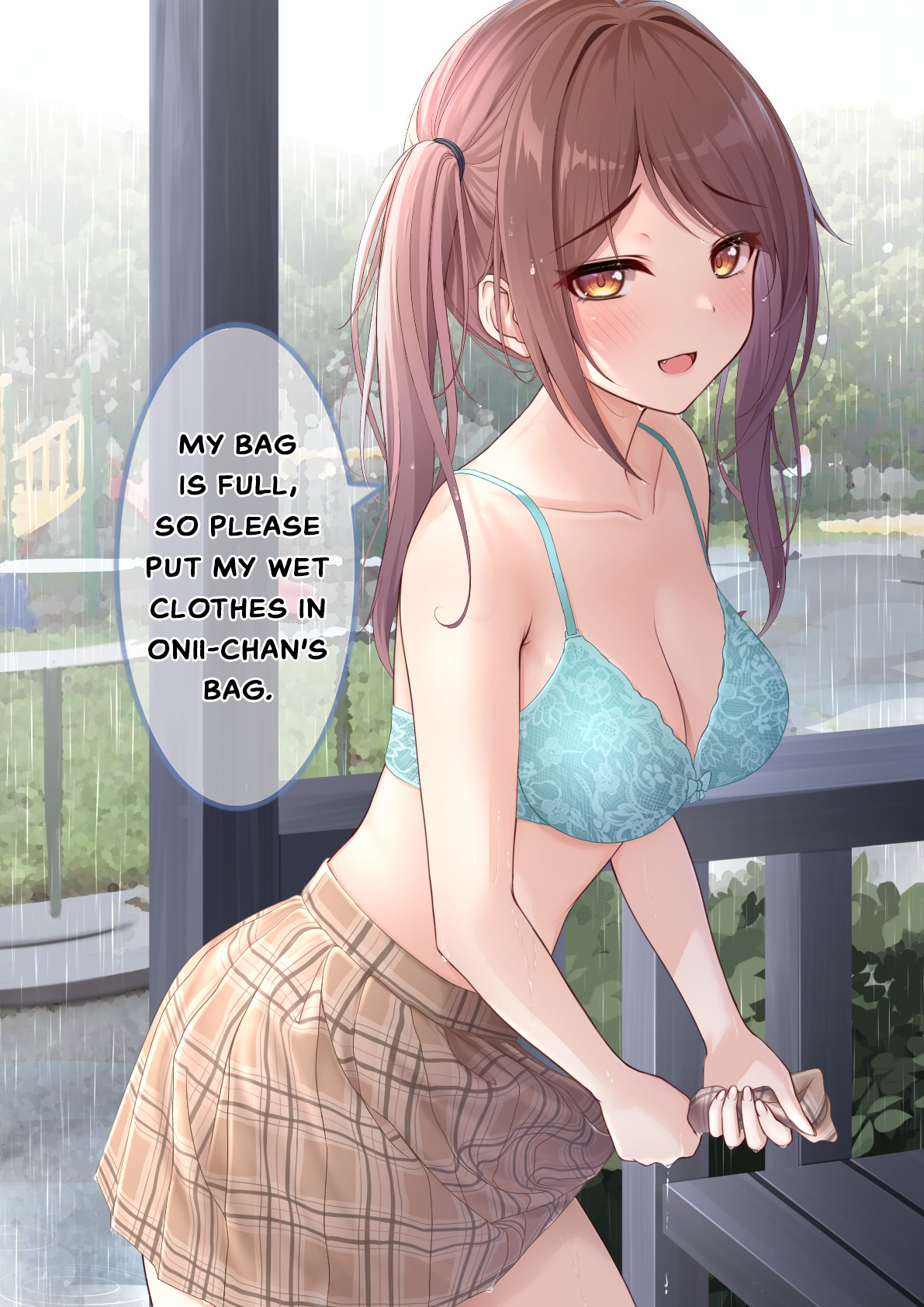 Namaiki Imouto-Chan - Vol.2 Chapter 6: Aahh... I'm Soaking Wet...