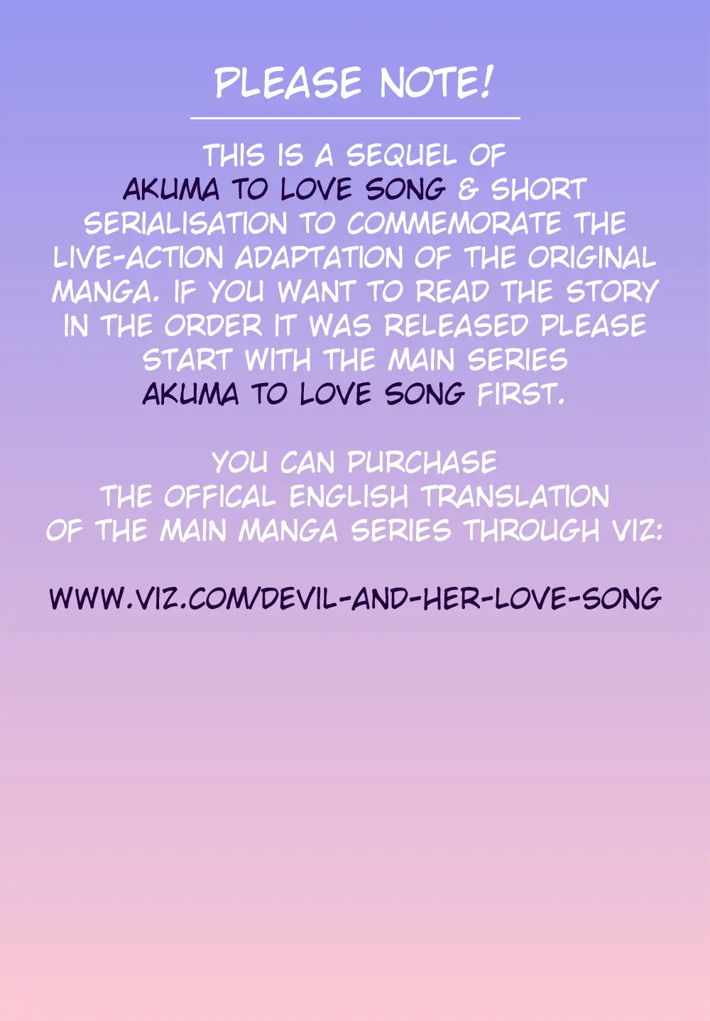 Akuma To Love Song Encore - Vol.1 Chapter 2