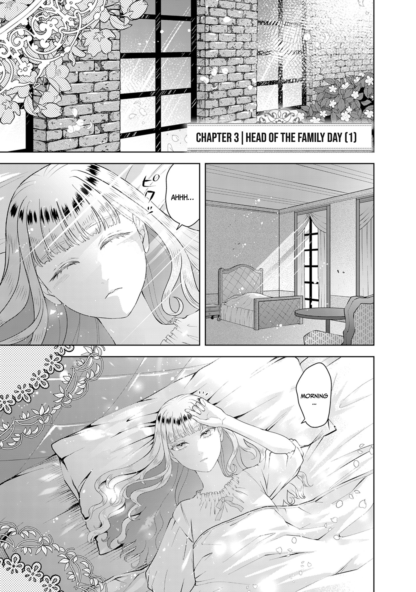 The Villainess, Stuck In A Loop, Decides To Give Up And Live As She Pleases! - Vol.1 Chapter 3: Head Of The Family Day (1)