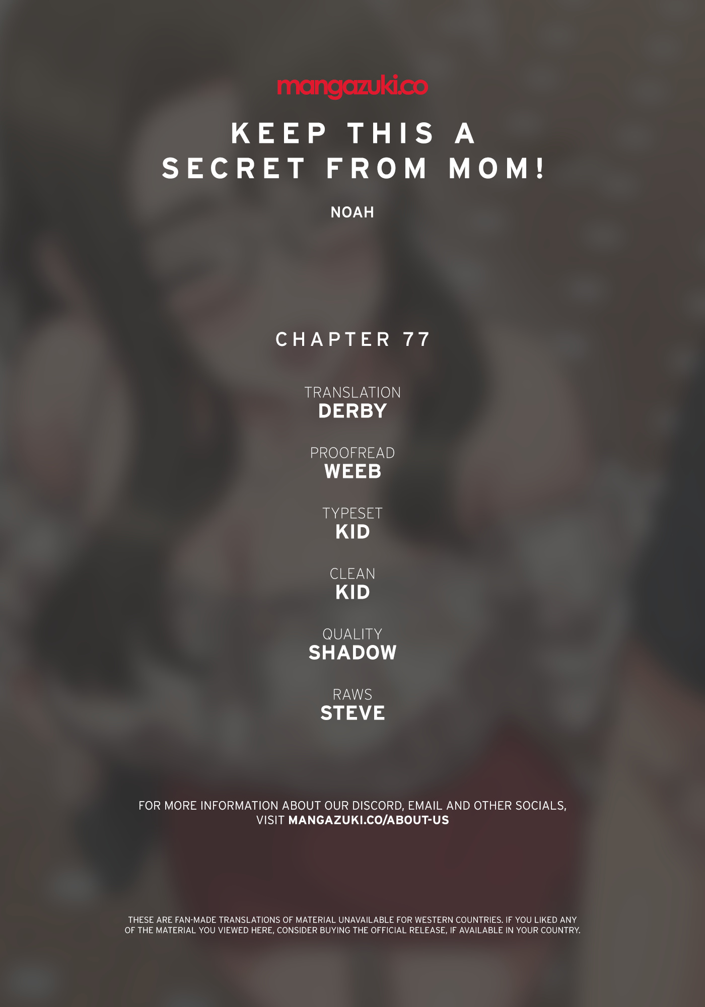 Keep This A Secret From Mom - Chapter 77