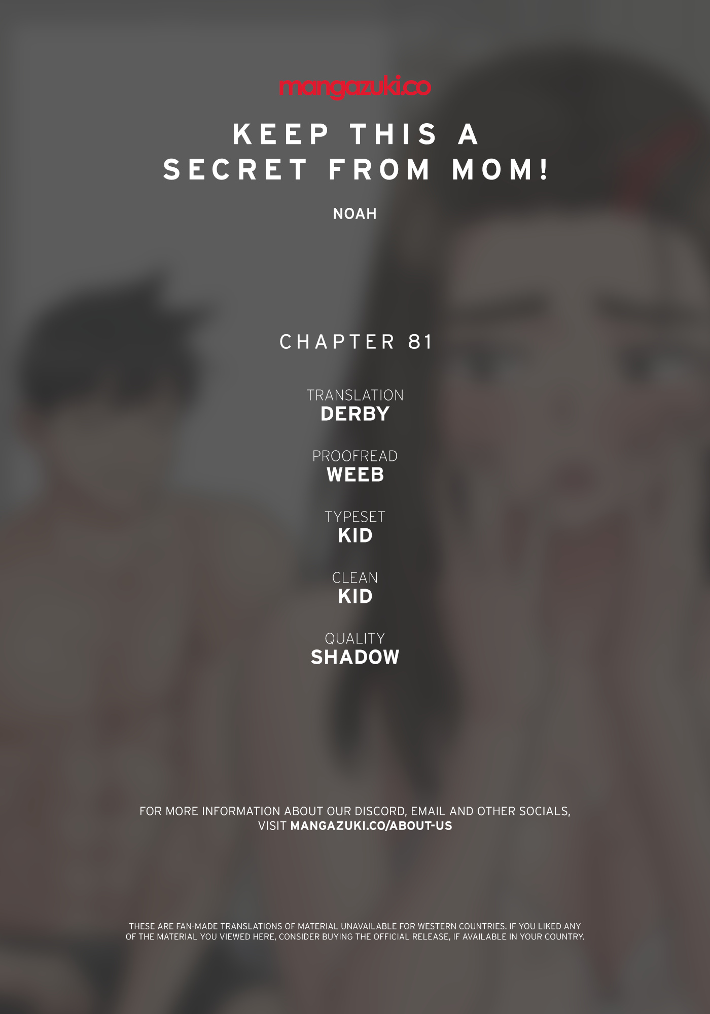 Keep This A Secret From Mom - Chapter 81