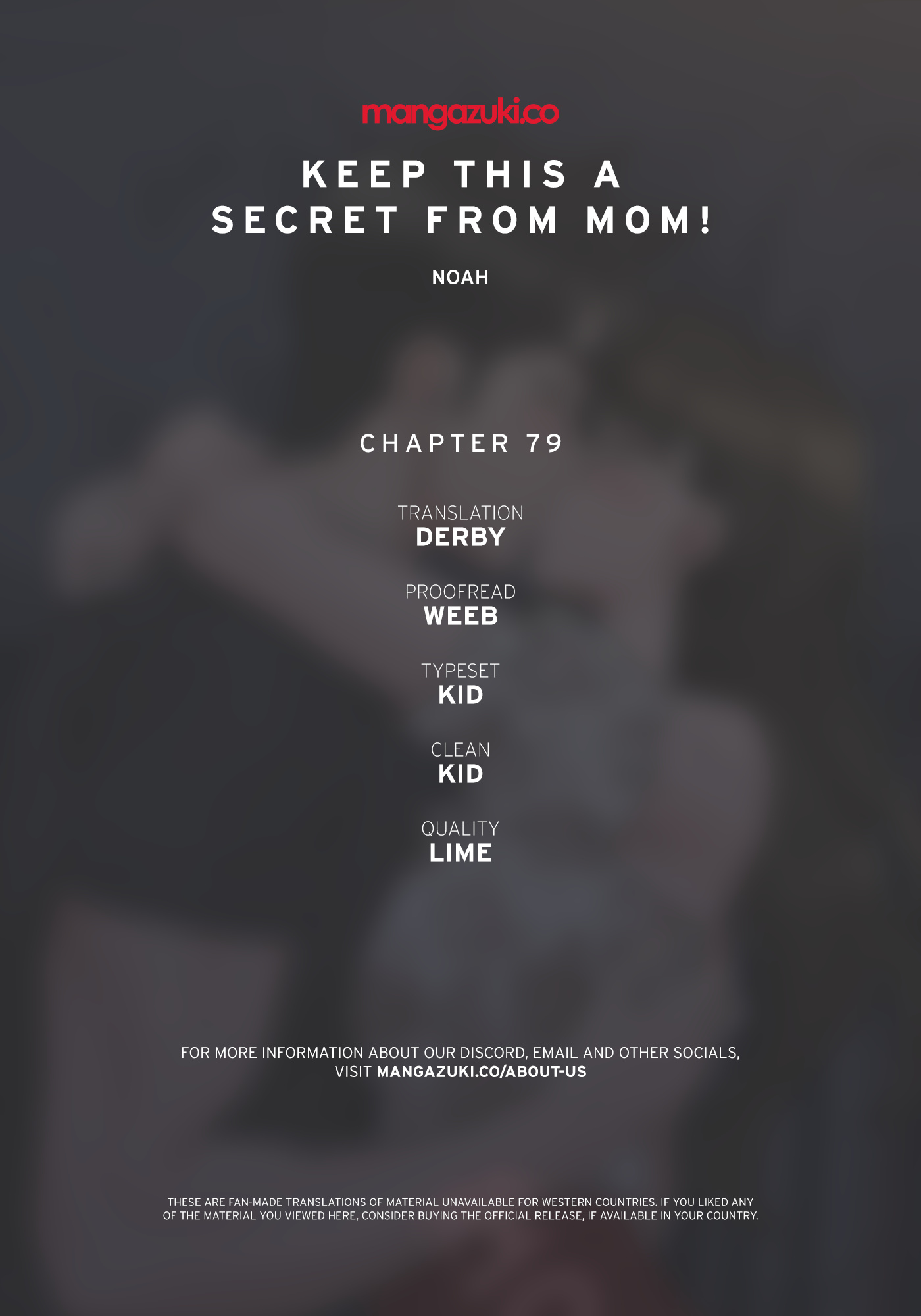 Keep This A Secret From Mom - Chapter 79