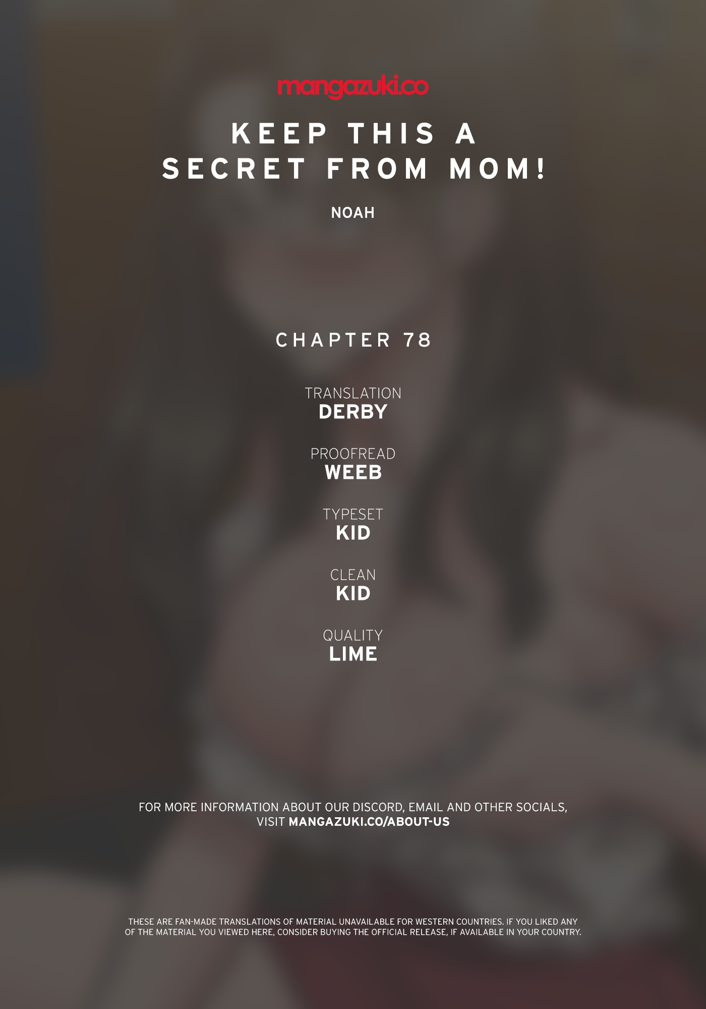 Keep This A Secret From Mom - Chapter 78