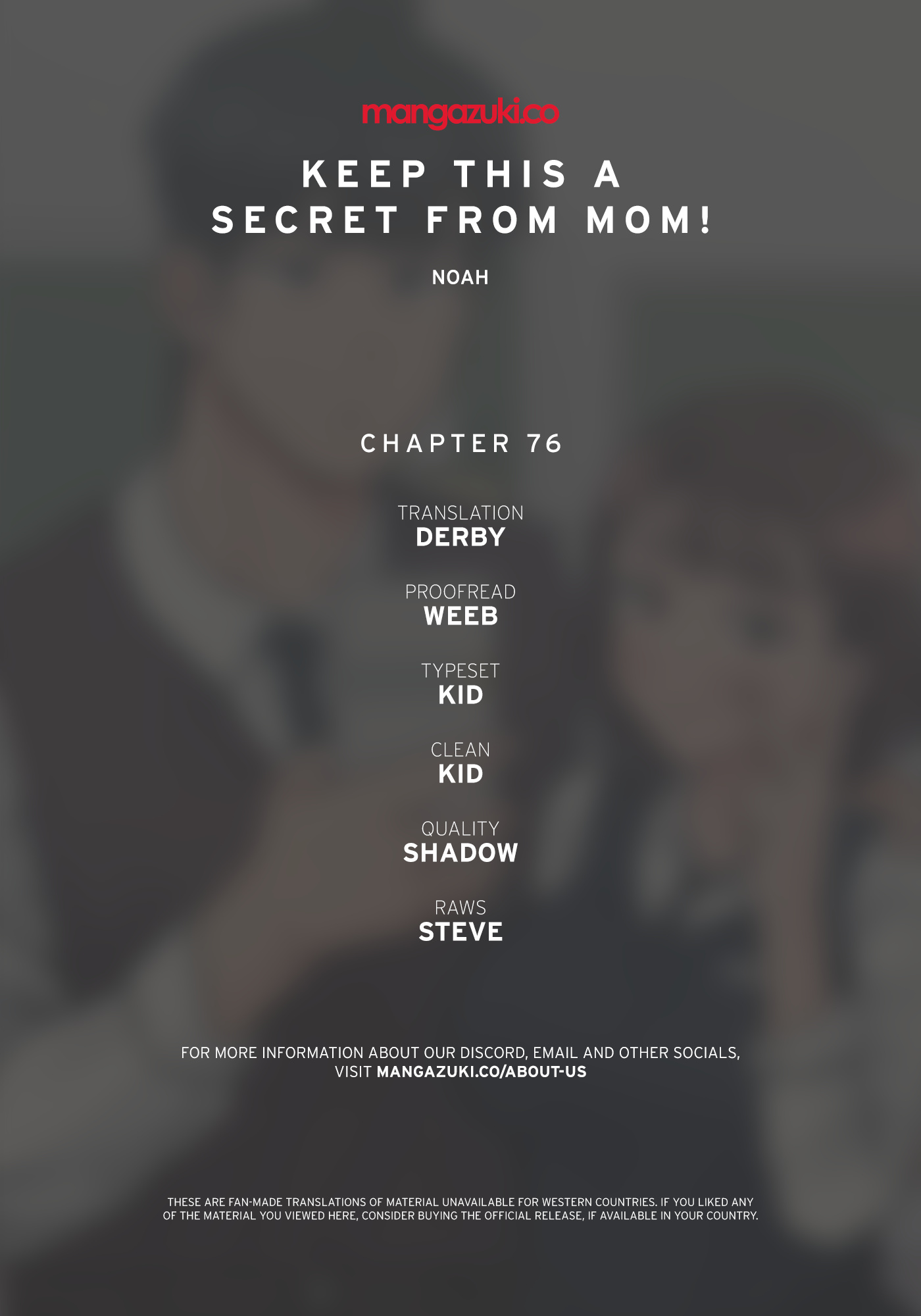 Keep This A Secret From Mom - Chapter 76