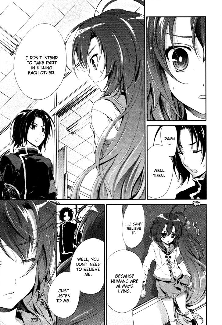 Itsuka Tenma No Kuro Usagi - Vol.3 Chapter 15 : Jet Black And Deep Crimson