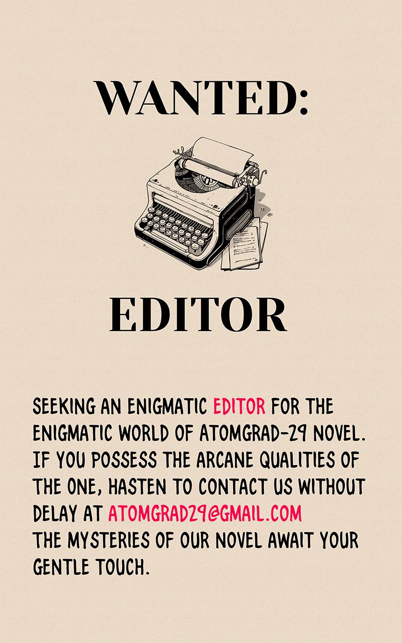 Atomgrad-29 - Vol.4  Extra. : Wanted: Editor For Atomgrad-29 Novel