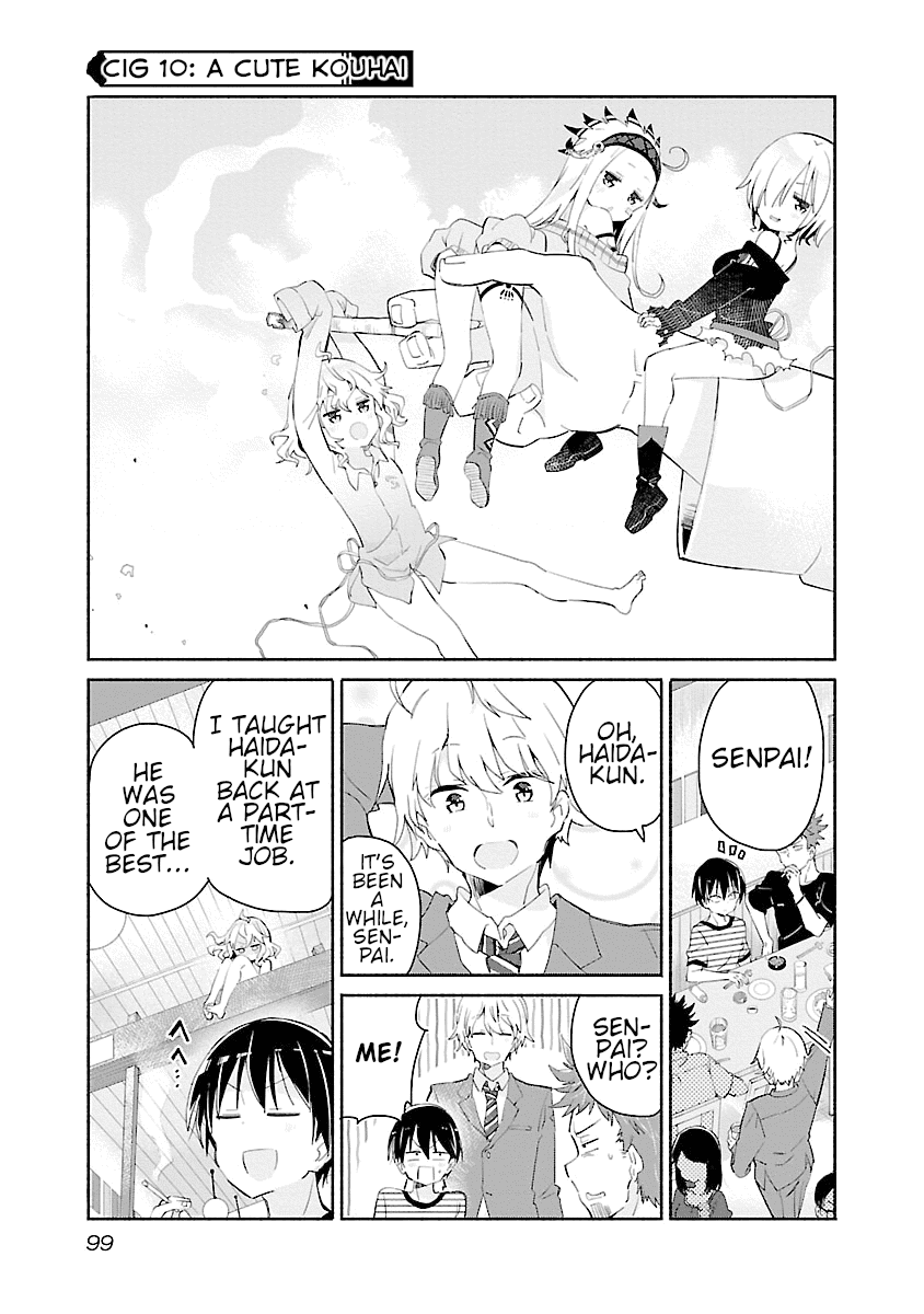 Tobacco-Chan - Chapter 10: Tenth Cigarette: A Cute Kouhai