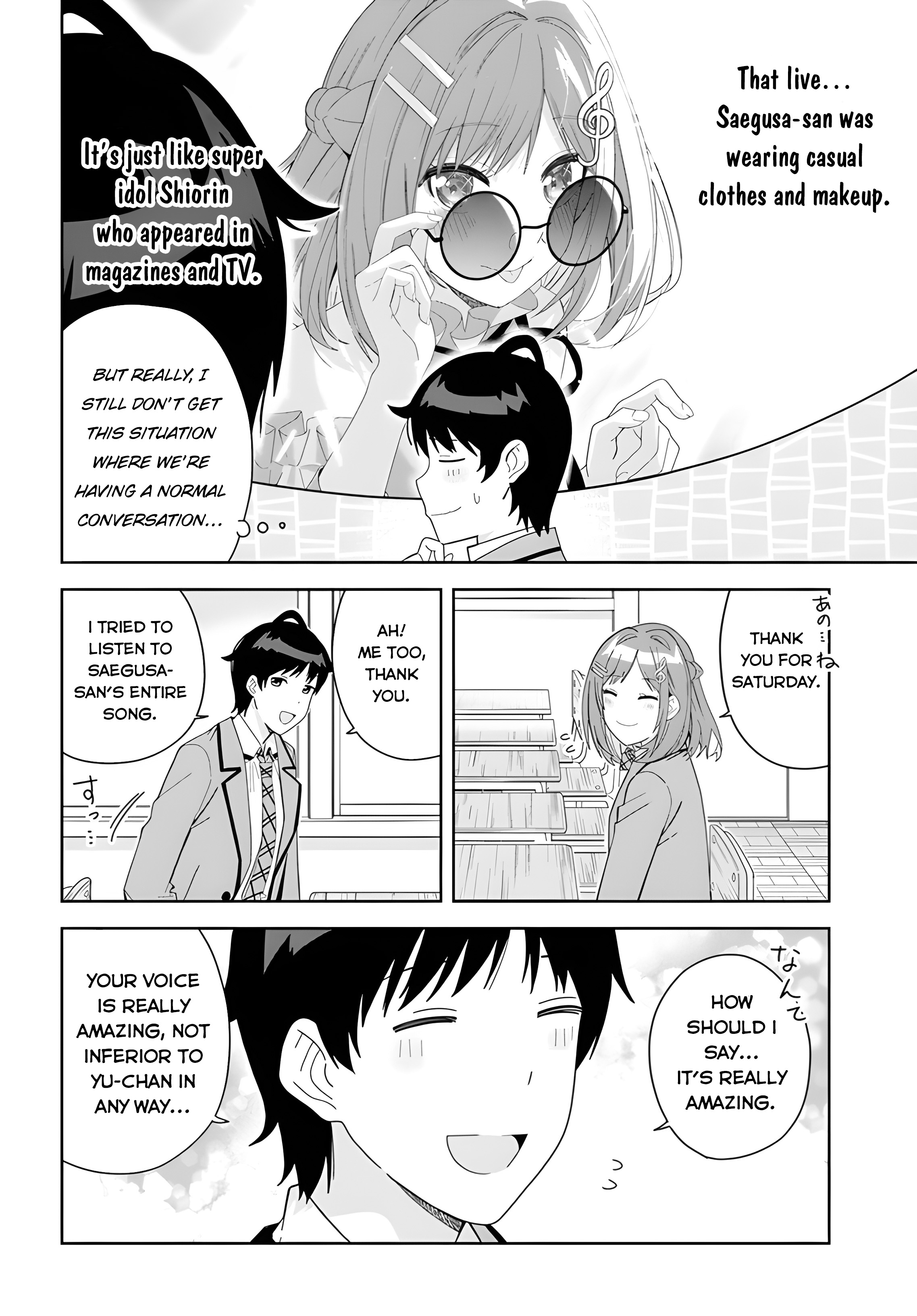 Classmate No Moto Idol Ga, Tonikaku Kyodou Fushin Nan Desu - Vol.1 Chapter 3: Special Fingers