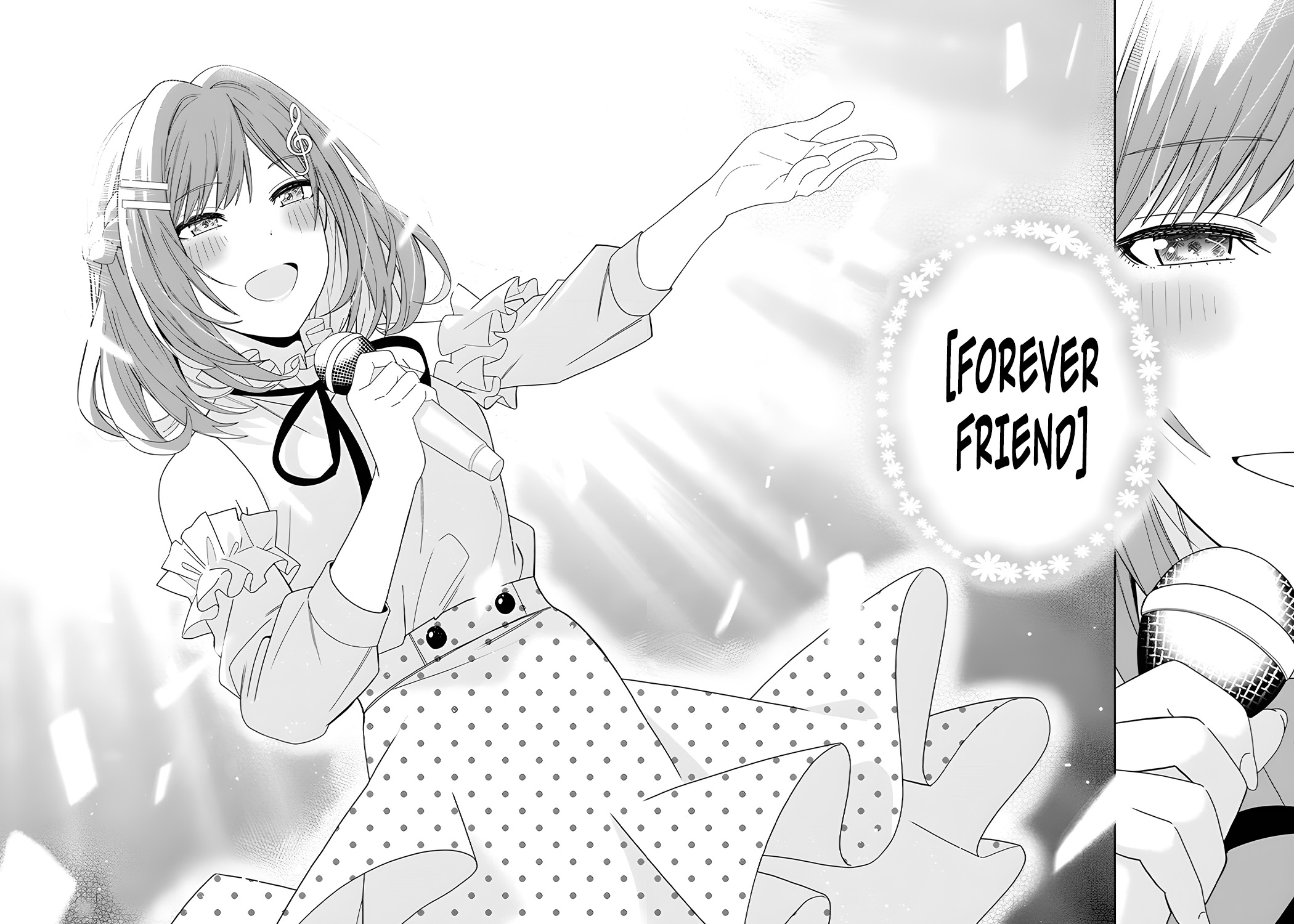 Classmate No Moto Idol Ga, Tonikaku Kyodou Fushin Nan Desu - Vol.1 Chapter 2: Your Singing Voice