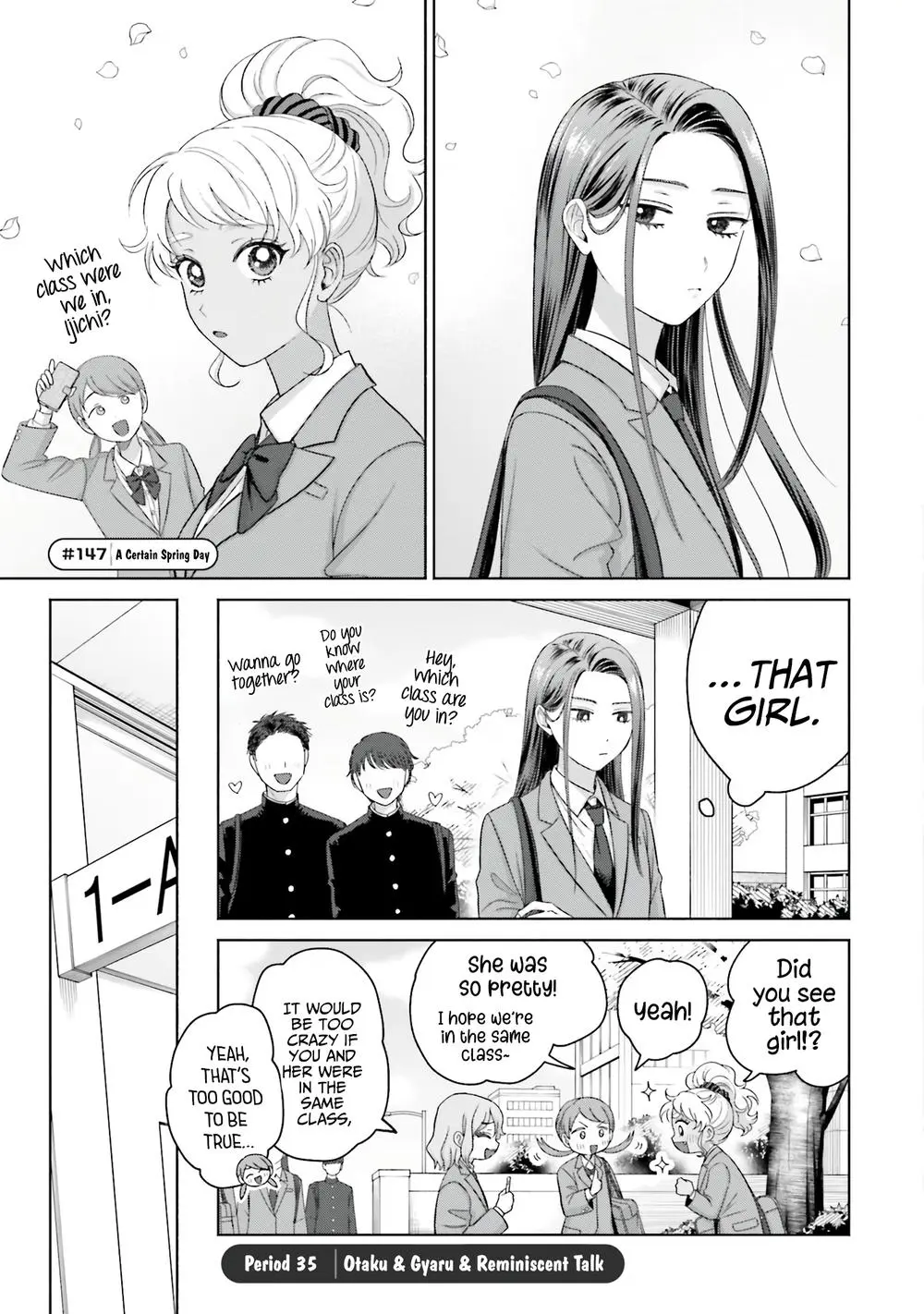 Gal Can’t Be Kind To Otaku!? - Vol.5 Chapter 35: Otaku & Gyaru & Reminiscent Talk