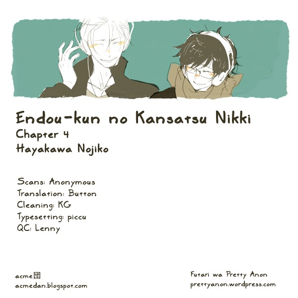 Endou-Kun No Kansatsu Nikki - Vol.1 Chapter 4