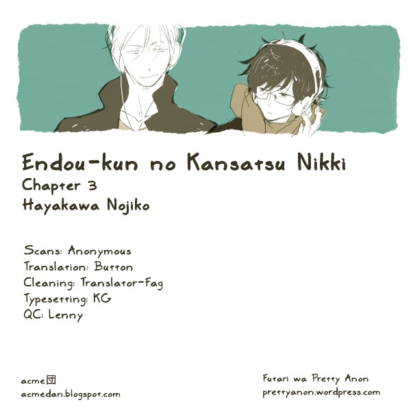 Endou-Kun No Kansatsu Nikki - Vol.1 Chapter 3