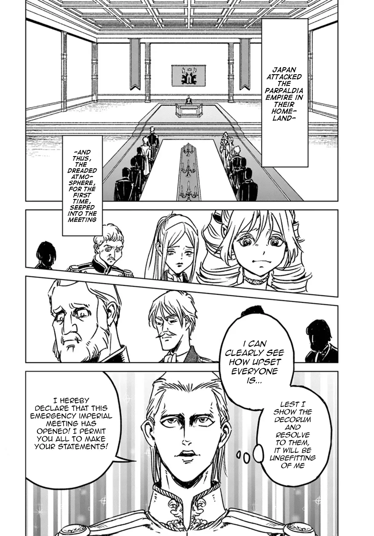 Nihonkoku Shoukan - Chapter 44: Emergency Imperial Conference